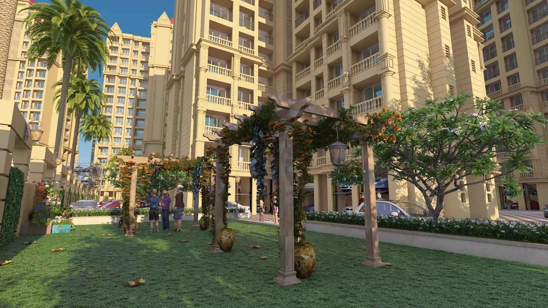 Landscaped garden