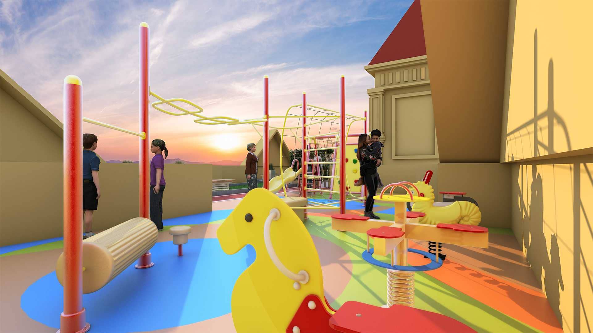 Rooftop children play area